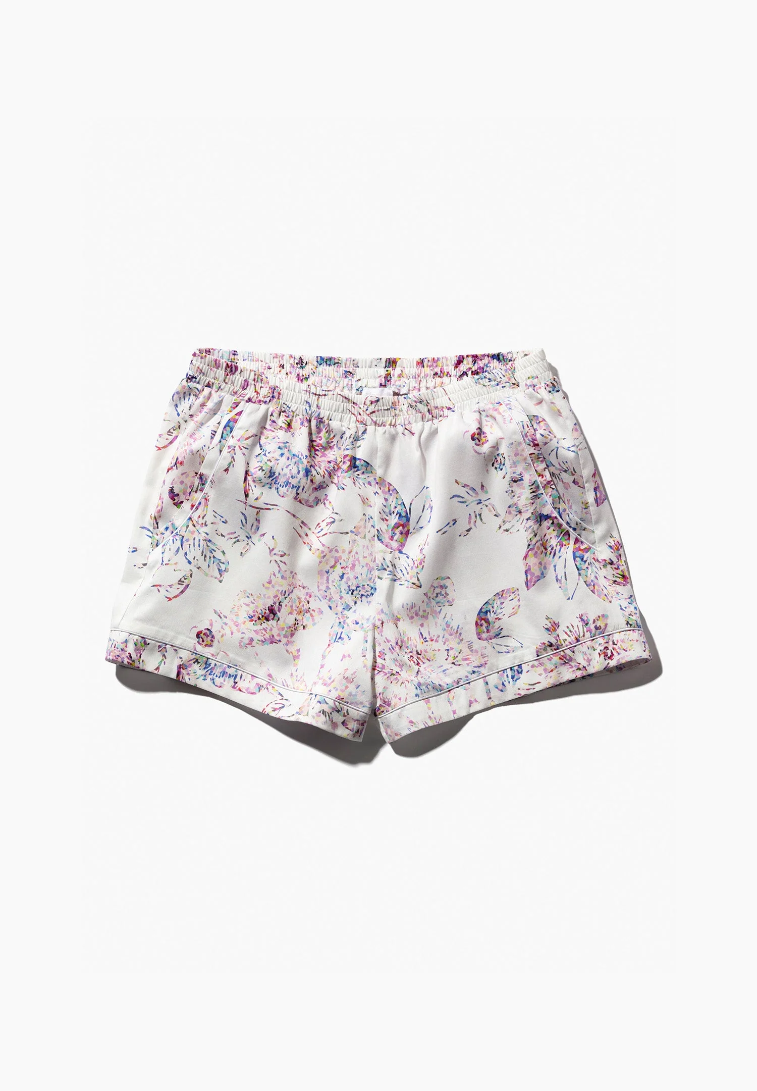 Cotton Sateen Print | Shorty - pixel flowers - Image 4