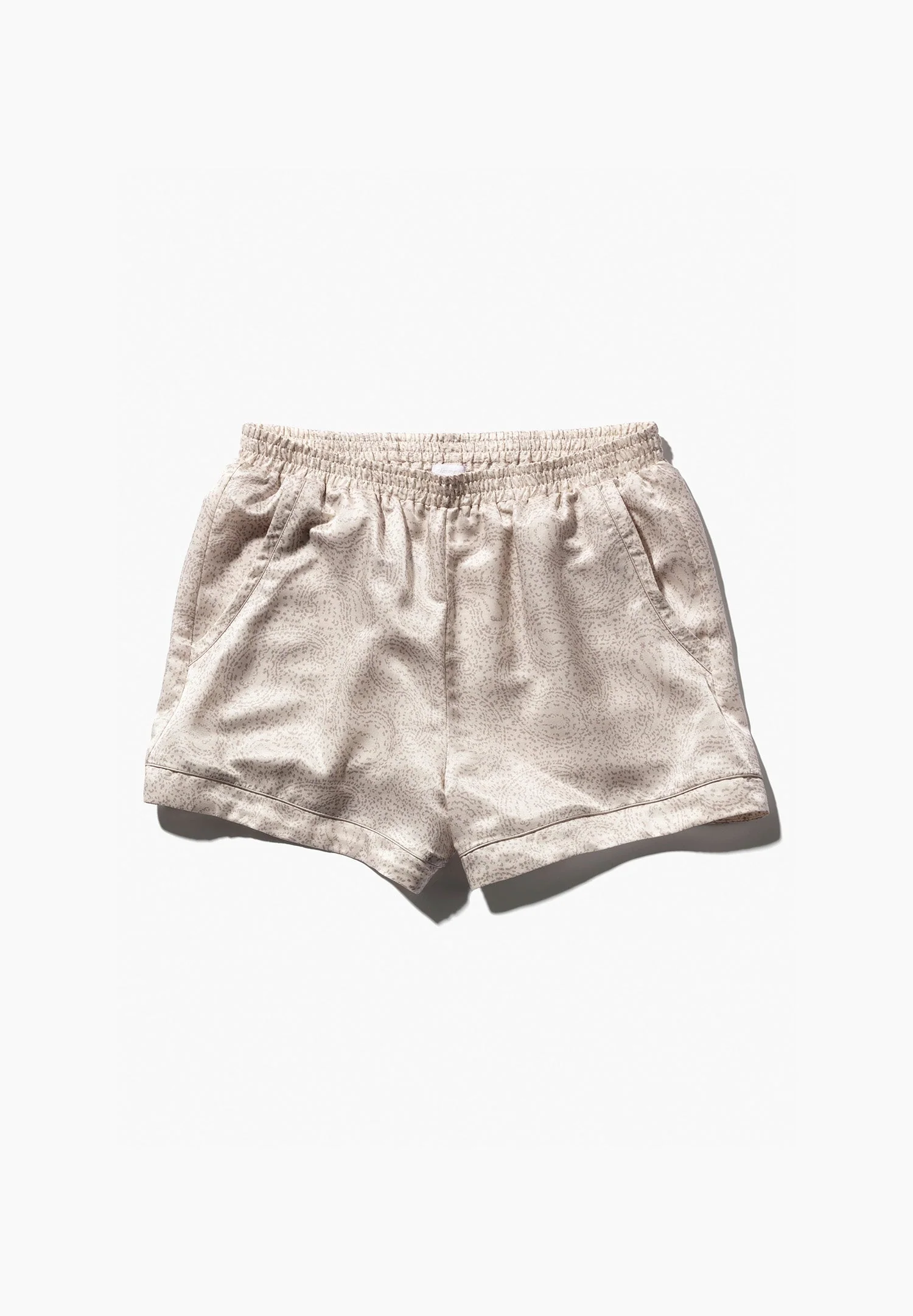 Cotton/Silk Print | Shorty - paisley sand - Image 4