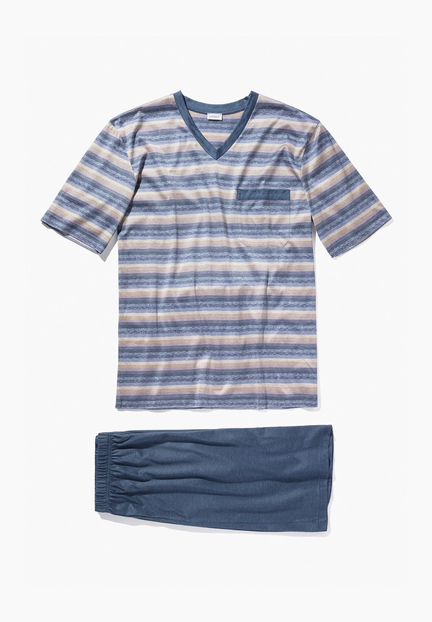 Filodiscozia | Pyjama kurz - sand stripes - Image 4