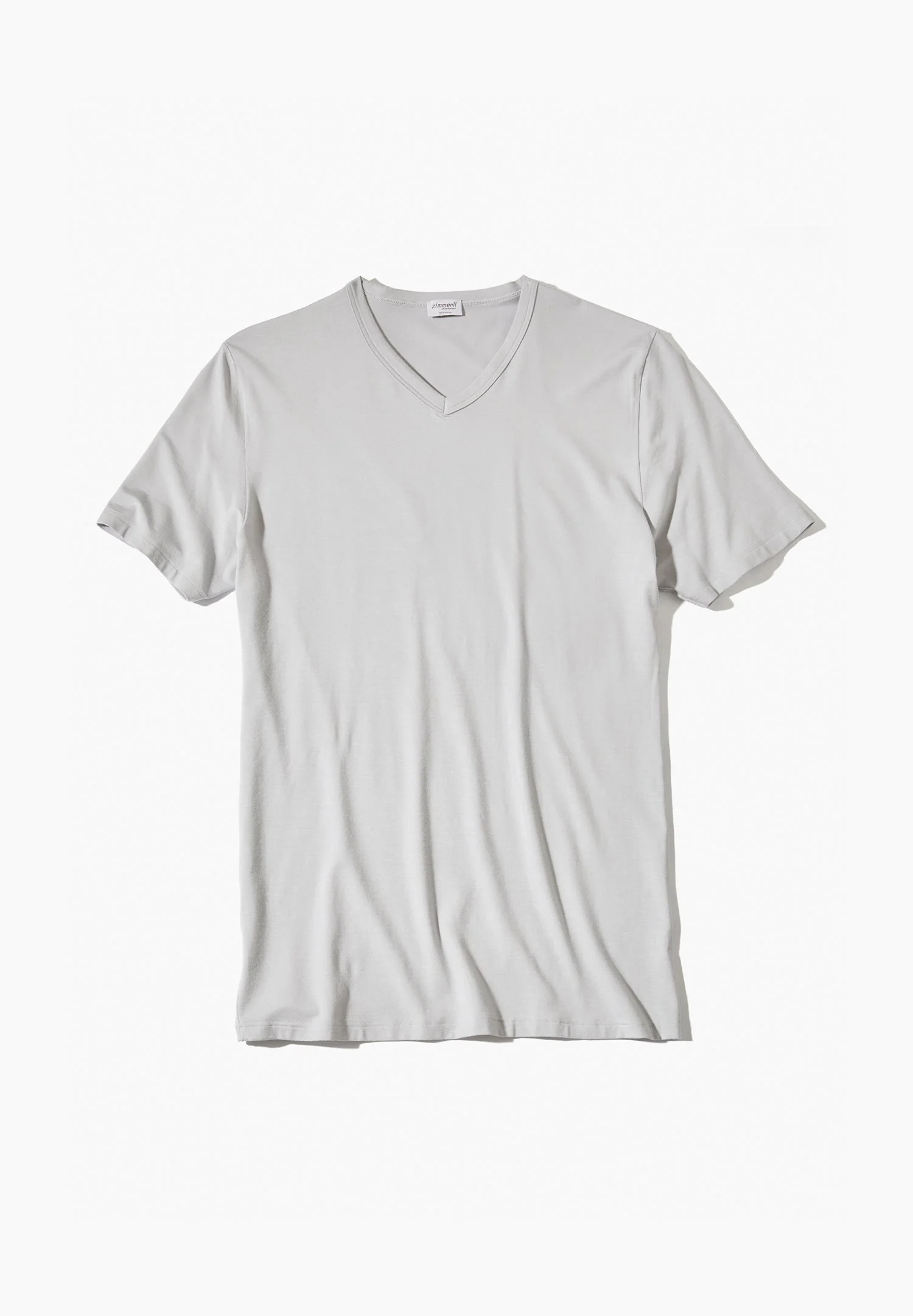 Pureness | T-Shirt kurzarm V-Ausschnitt - cloud grey - Image 4