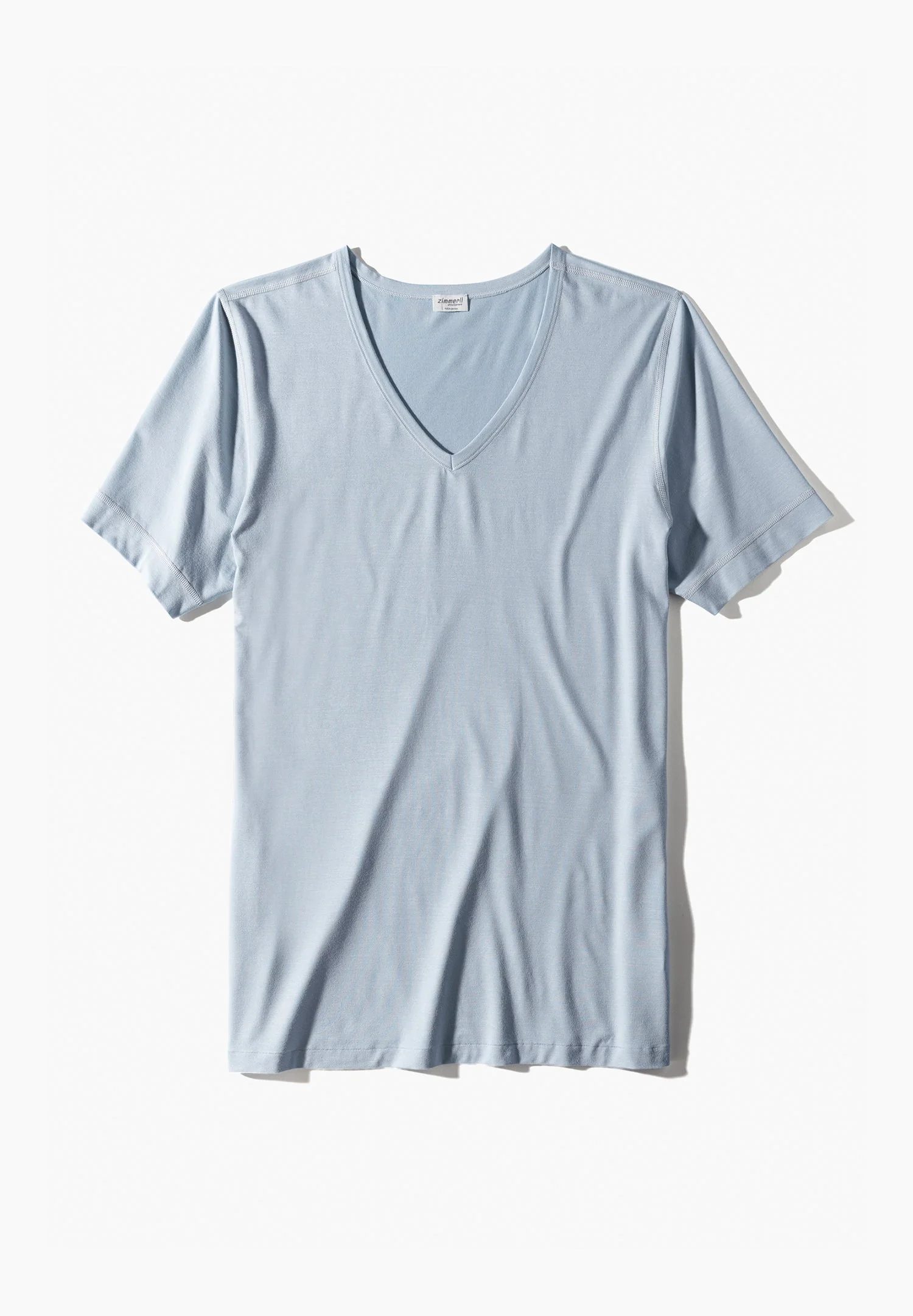 Pureness | T-Shirt kurzarm V-Ausschnitt - sky blue - Image 4