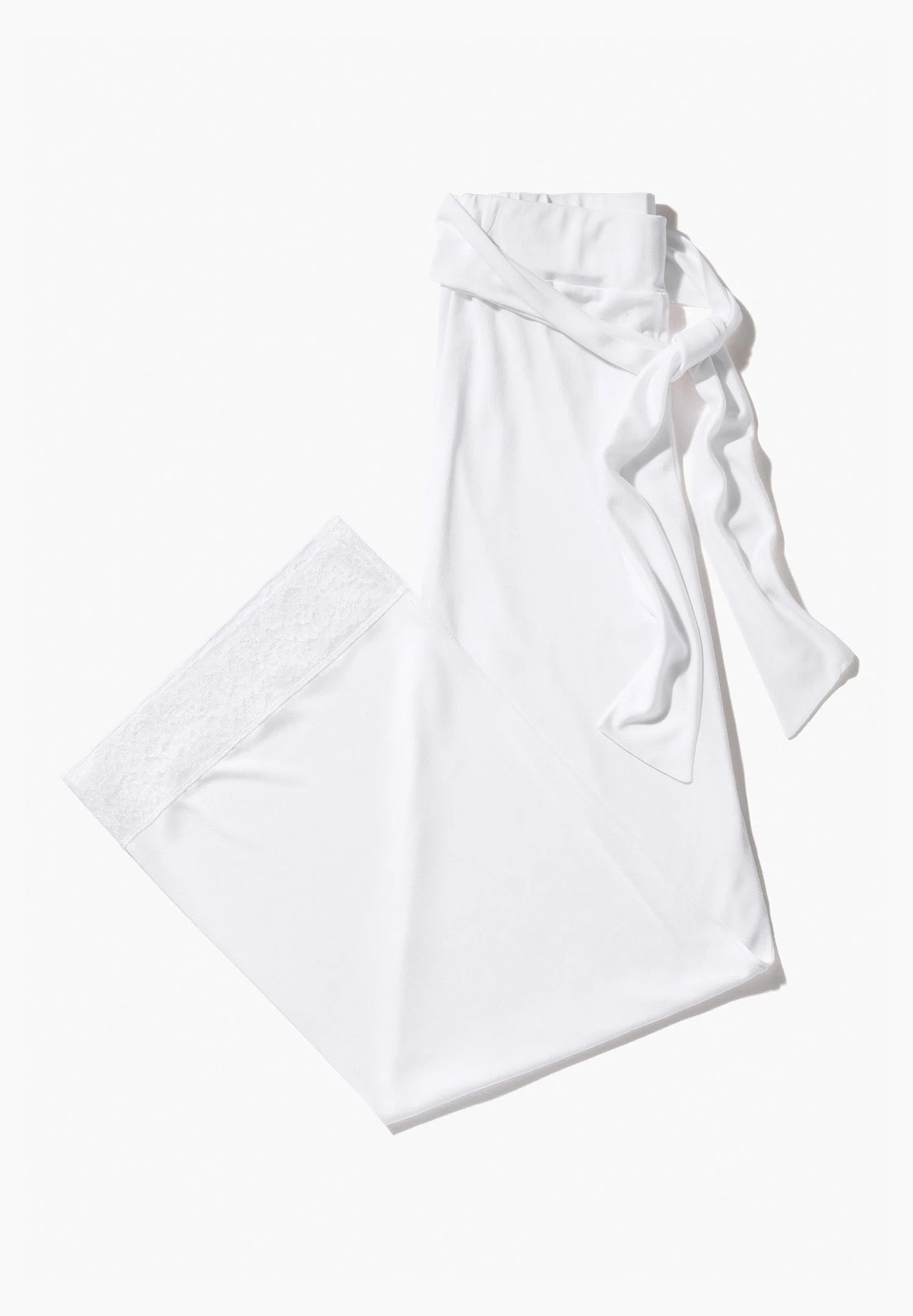 Silk Charmeuse | Hose lang - weiss - Image 5