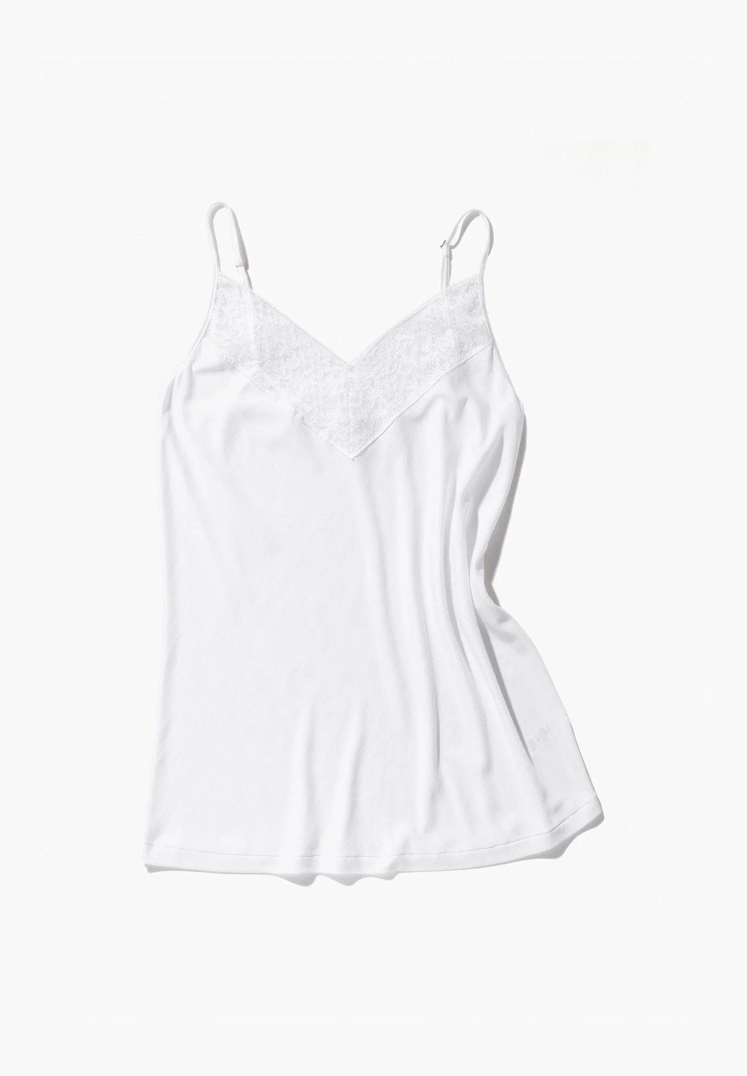 Silk Charmeuse | Spaghetti Top - weiss - Image 5