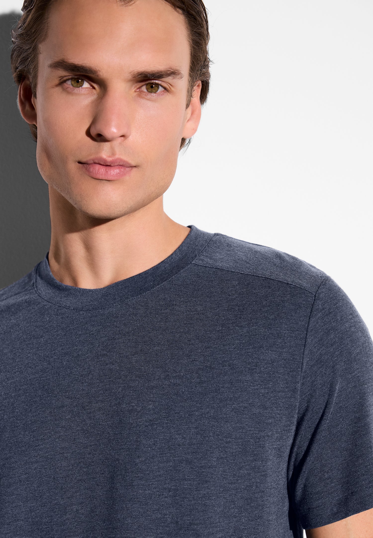 Soft Lounge | T-Shirt kurzarm - blue mélange - Image 3