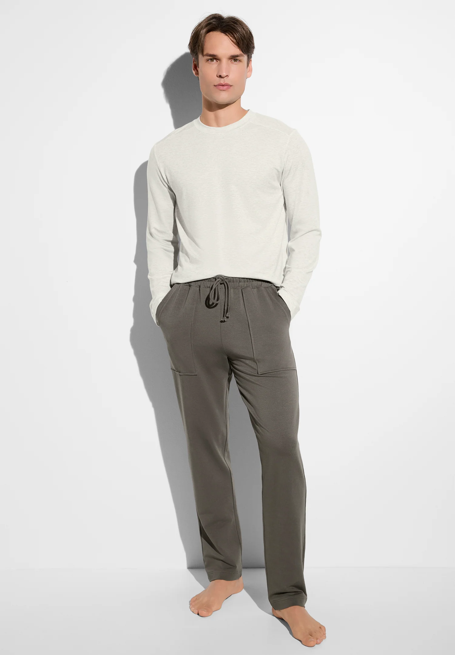 Soft Lounge | T-Shirt langarm - cloud - Image 3